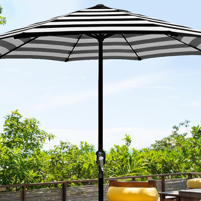 Striped Branding Promotional Patio Umbrella