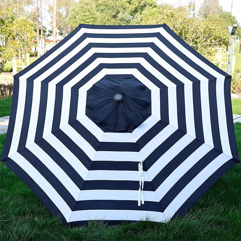 Striped Branding Promotional Patio Umbrella
