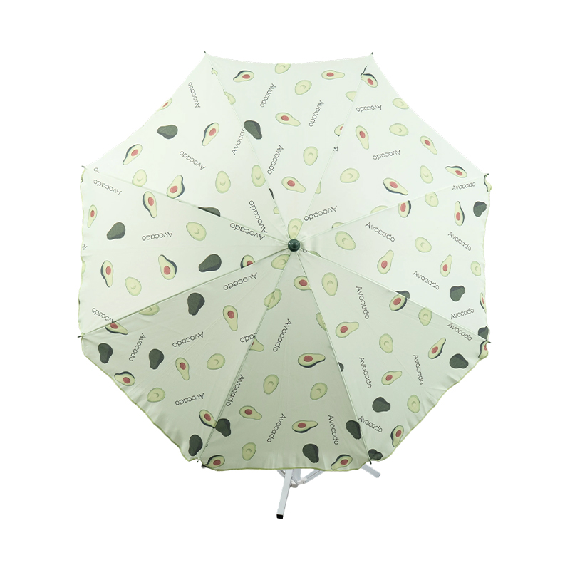 Fresh Market Fruit Print Beach Umbrella