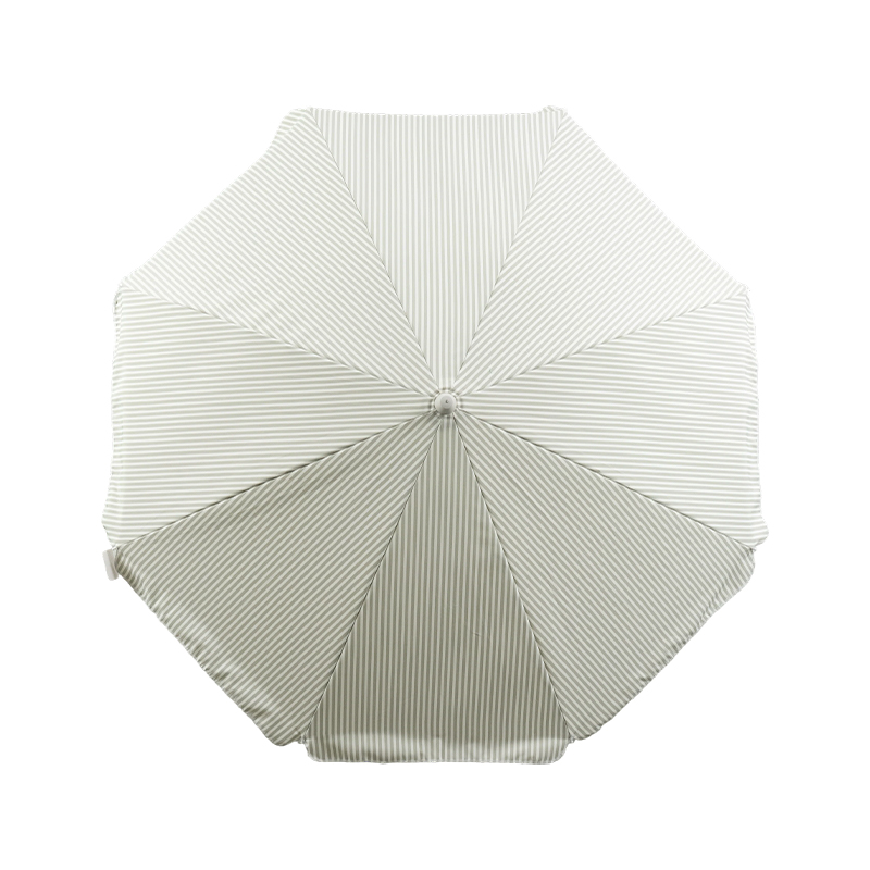 Signature Solid Color Double-Sided Printed Beach Umbrella