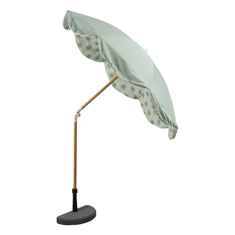 Hidden Pattern Double-Sided Printed Beach Umbrella
