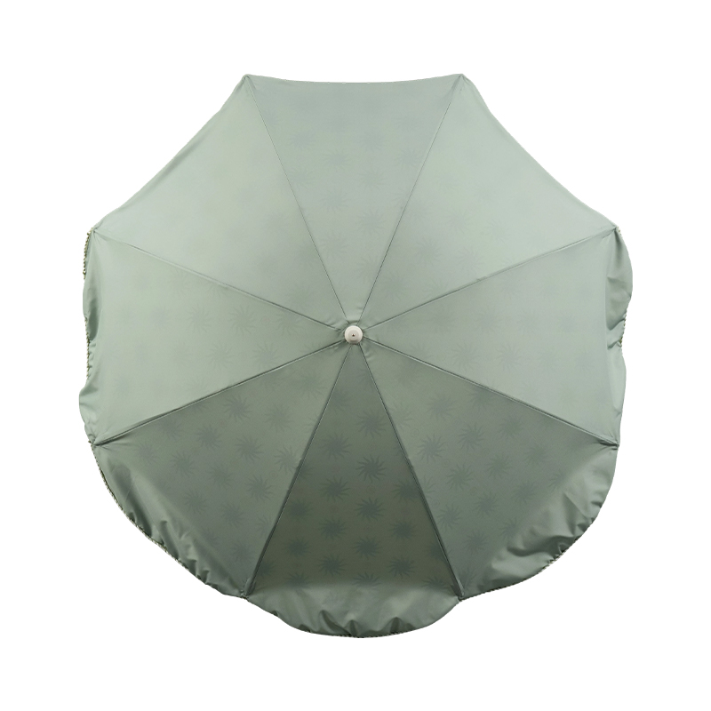 Hidden Pattern Double-Sided Printed Beach Umbrella
