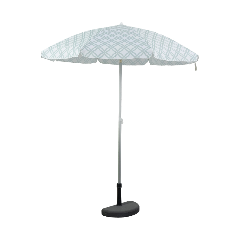 Modern Geometric Aluminum Beach Umbrella