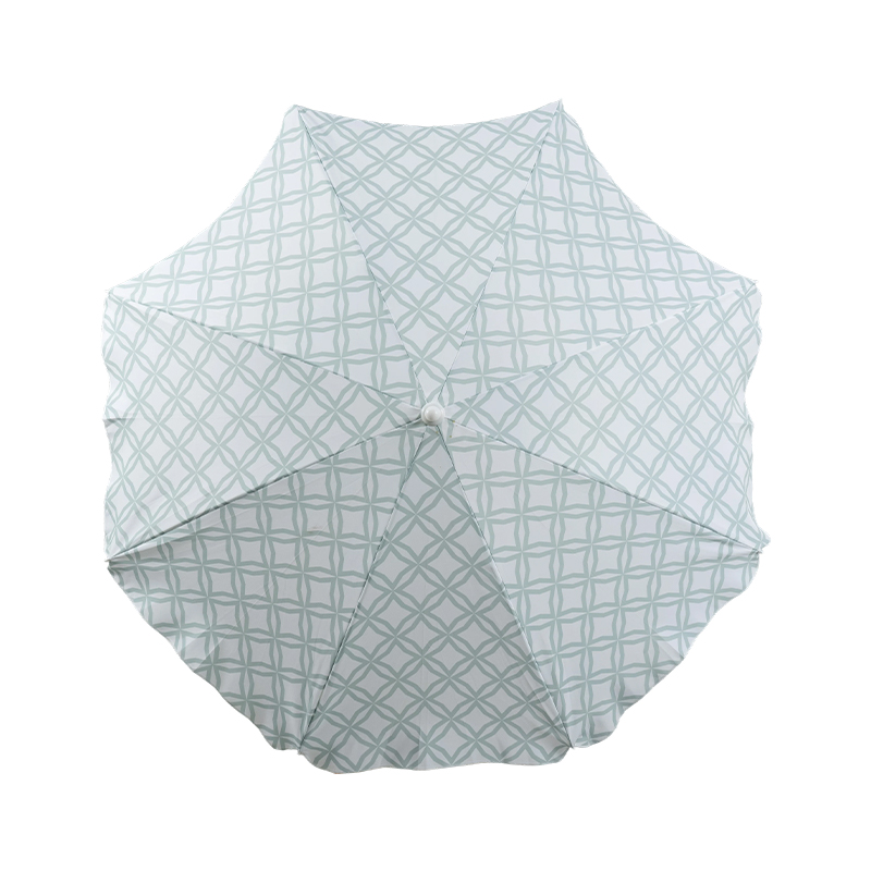 Modern Geometric Aluminum Beach Umbrella
