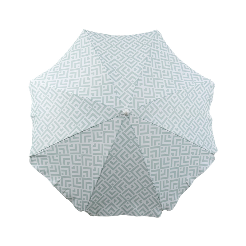 Modern Geometric Aluminum Beach Umbrella