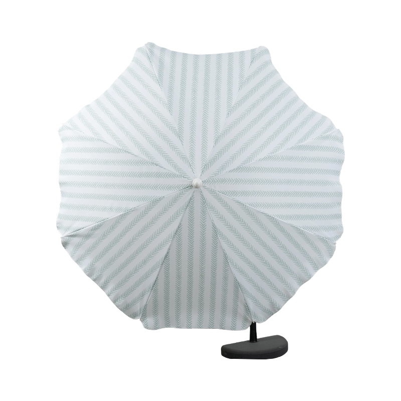 Modern Geometric Aluminum Beach Umbrella
