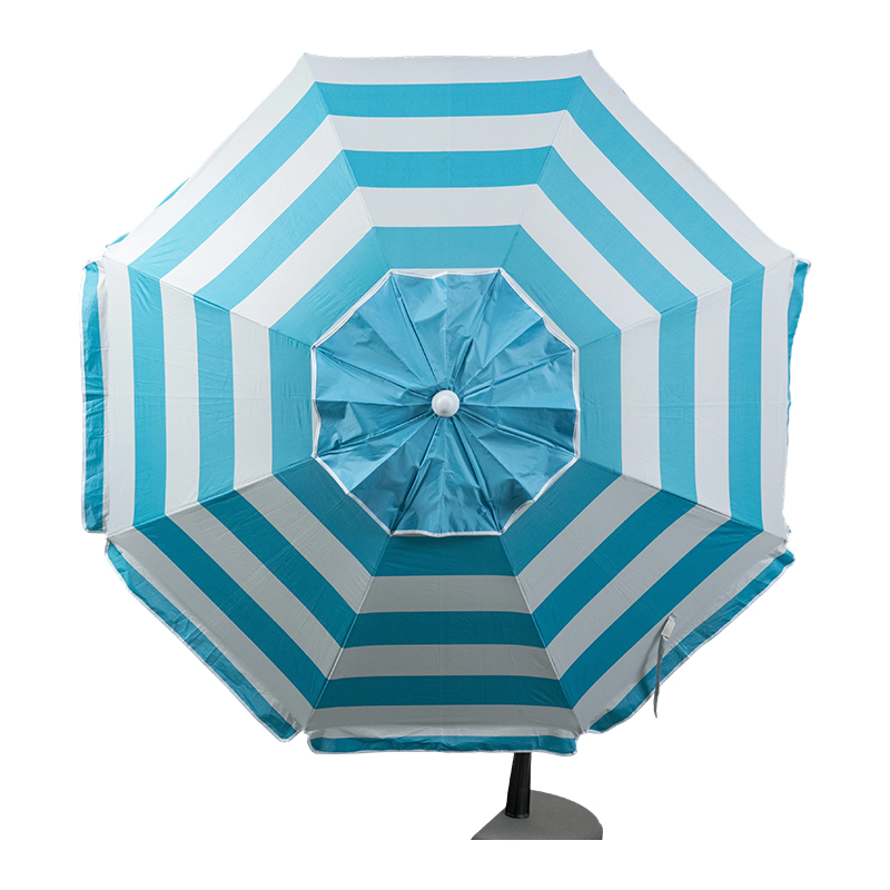 Classic Coastal Double Canopy Beach Umbrella
