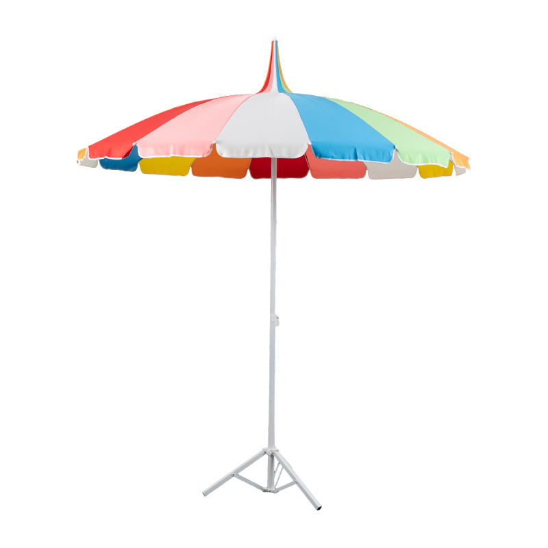 Rainbow Crown Pagoda Beach Umbrella