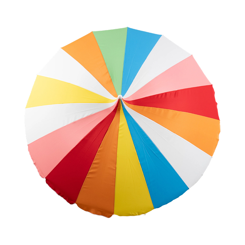 Rainbow Crown Pagoda Beach Umbrella