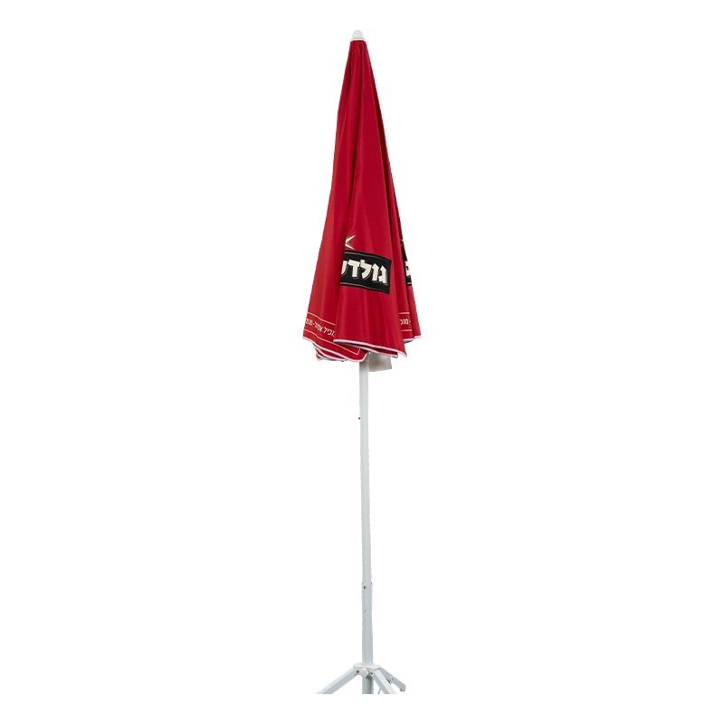 Custom Logo Promotional Beach Umbrella with Full-Color Brand Printing for Outdoor Marketing Events